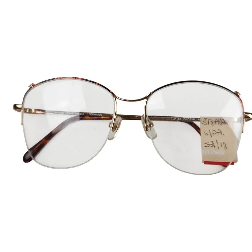 Lot of 8 Vintage Eyeglasses Frames NOS Mix Resellers Round Oversized
